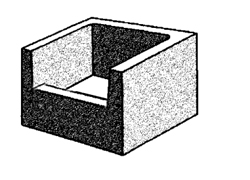 grey block 30.43 closed end half