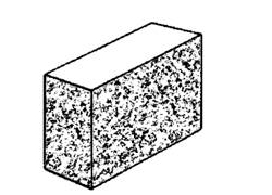 10.139 Solid - three quarter split face block