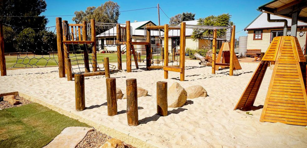 Playground Edging Interlocking Garden Edging | Cowra Concrete Products