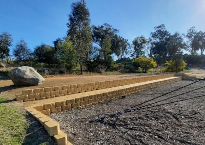 Retaining Wall Playground Viewing Platform